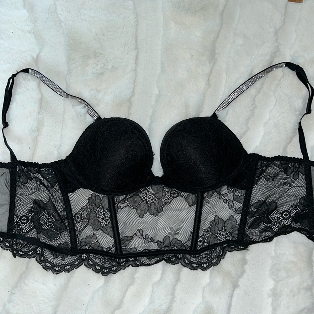 Victoria secret mesh corset top
